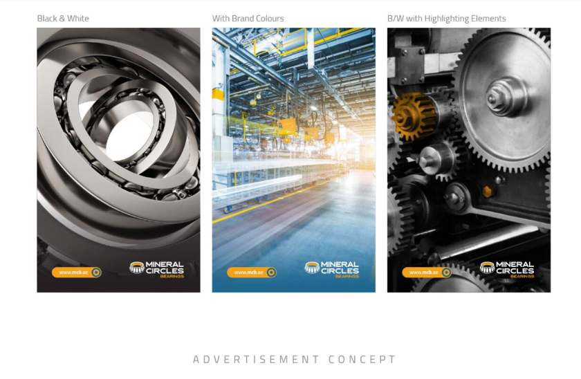 mneral circles 軸承品牌logo設計vi設計