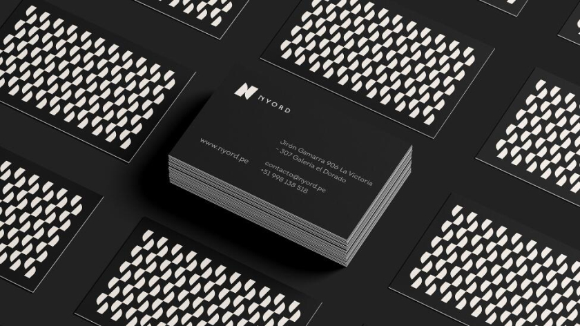 Nyord 服飾品牌識別設(shè)計-logo與vi設(shè)計,獨特的字母N設(shè)計及組合圖案
