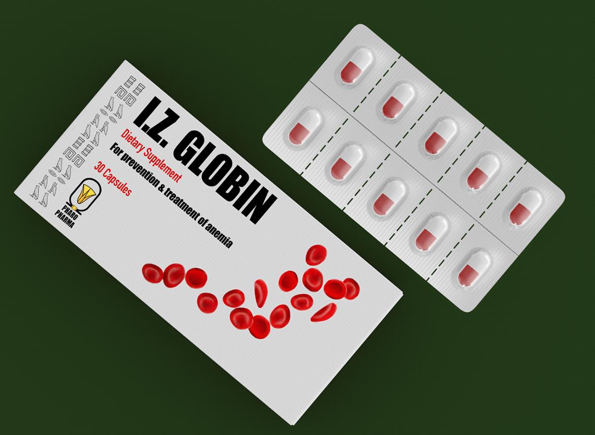 Pharaonia貧血治療藥品包裝設(shè)計(jì)