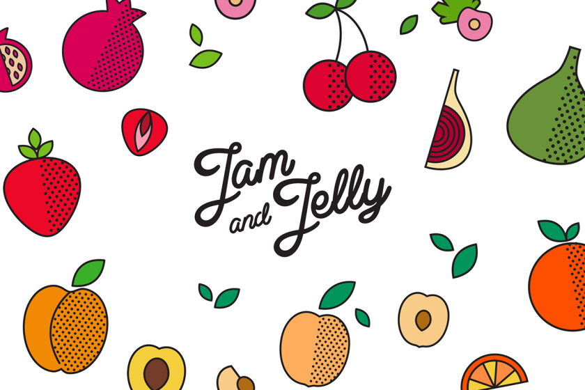 Jam and Jelly 果醬包裝設(shè)計“波普插圖風(fēng)格”