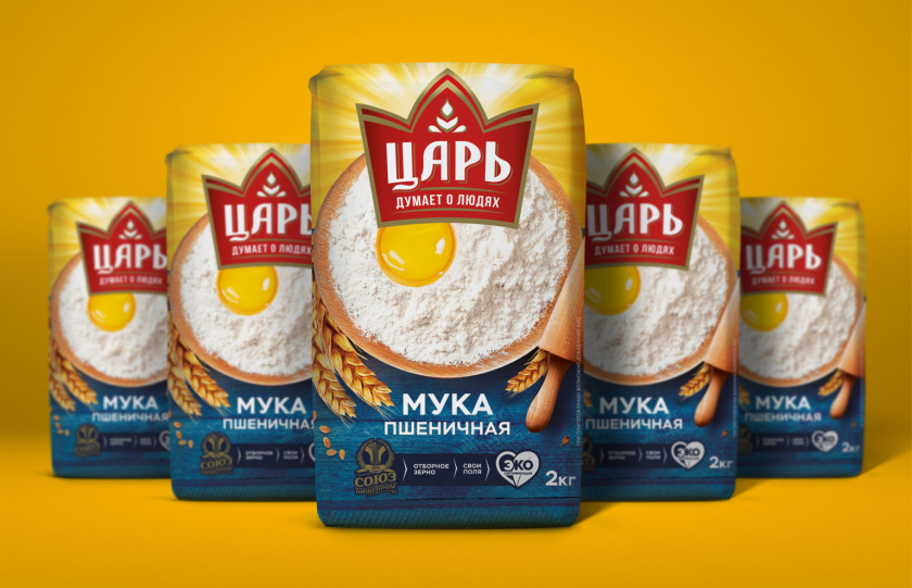 俄羅斯Tsar沙皇谷物麥片食品紙盒包裝設(shè)計(jì)logo設(shè)計(jì)“日出皇冠”元素