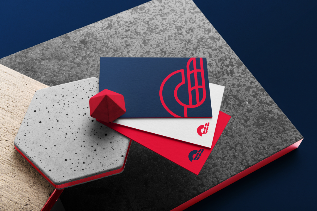 Débora Cardia 土木建筑公司品牌形象設(shè)計(jì)logo設(shè)計(jì)vi設(shè)計(jì)，字母dc+大樓圖形