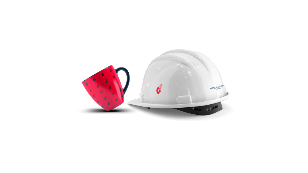 Débora Cardia 土木建筑公司品牌形象設(shè)計(jì)logo設(shè)計(jì)vi設(shè)計(jì)，字母dc+大樓圖形