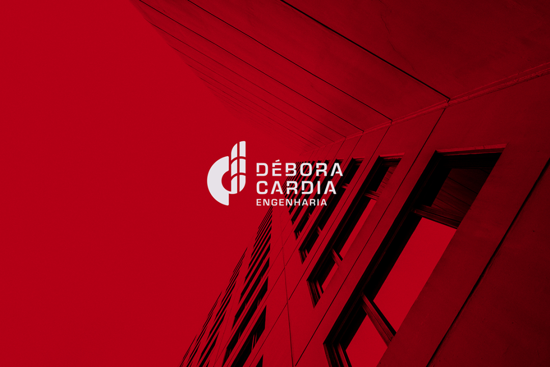 Débora Cardia 土木建筑公司品牌形象設(shè)計(jì)logo設(shè)計(jì)vi設(shè)計(jì)，字母dc+大樓圖形