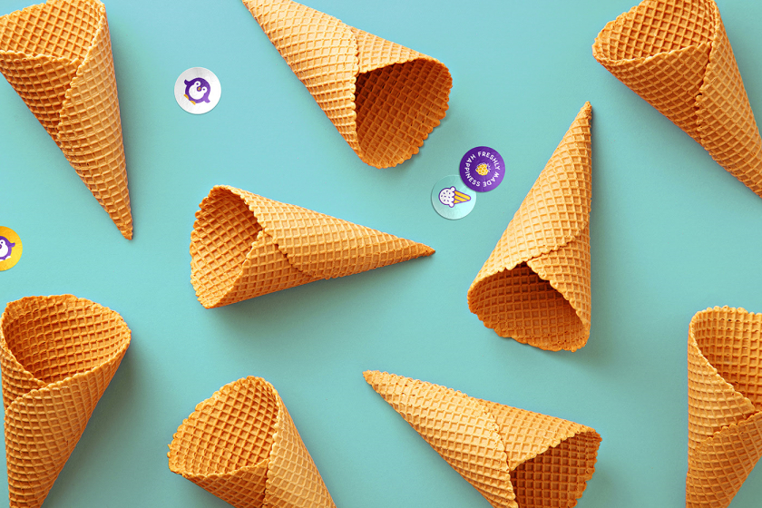 Zonice 冷凍酸奶咖啡連鎖店品牌vi形象設(shè)計(jì)