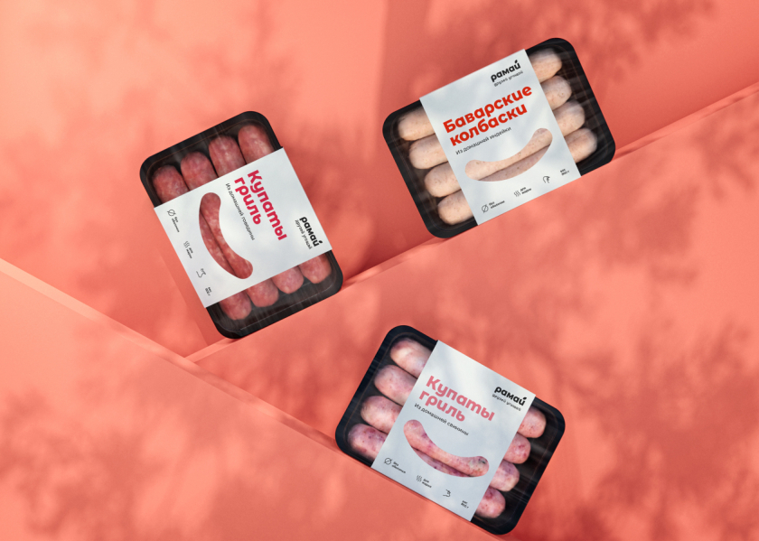 Ramay香腸包裝設(shè)計(jì)“簡(jiǎn)潔的微笑圖案”