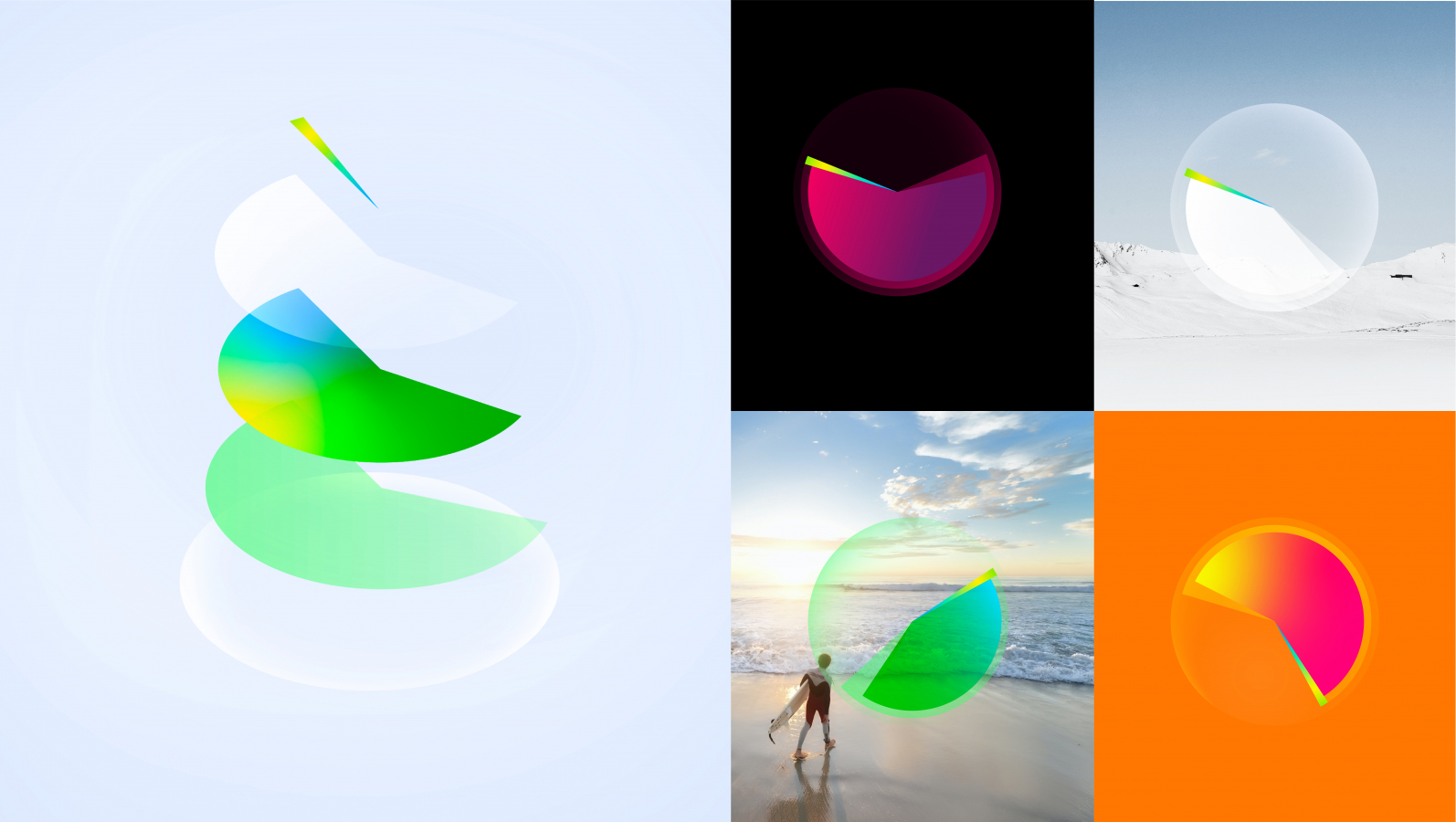 Сбер 金融銀行品牌重塑視覺形象vi設(shè)計(jì)系統(tǒng)-雷達(dá)輔助圖形設(shè)計(jì)