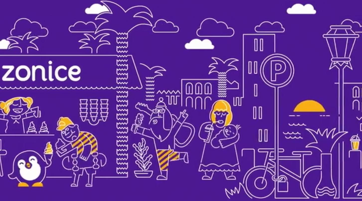 Zonice 冷凍酸奶咖啡連鎖店品牌vi形象設(shè)計(jì)