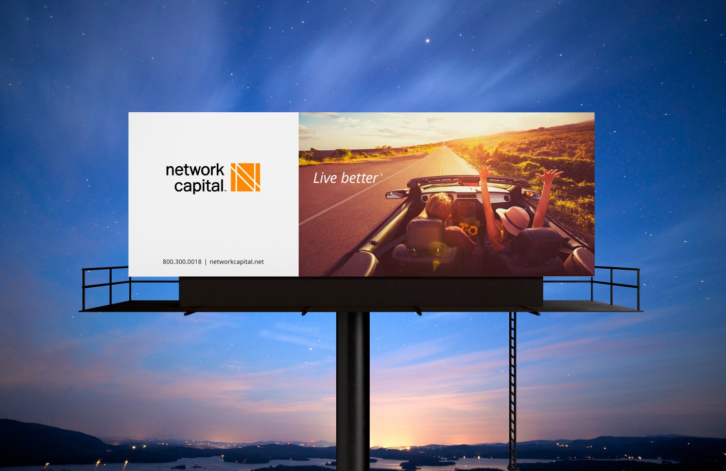 Network Capital貸款融資金融科技公司logo設(shè)計(jì)，正方形字母N網(wǎng)格