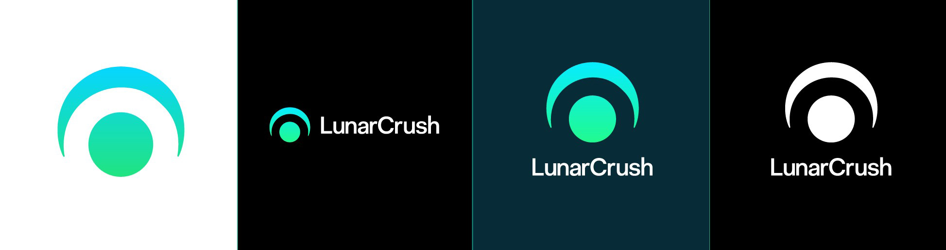 LunarCrush比特幣數(shù)字貨幣數(shù)據(jù)分析平臺新標志設計“月亮和眼鏡”