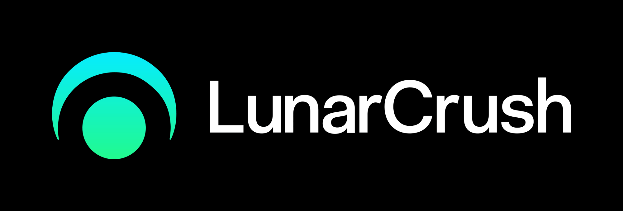 LunarCrush比特幣數(shù)字貨幣數(shù)據(jù)分析平臺新標志設計“月亮和眼鏡”