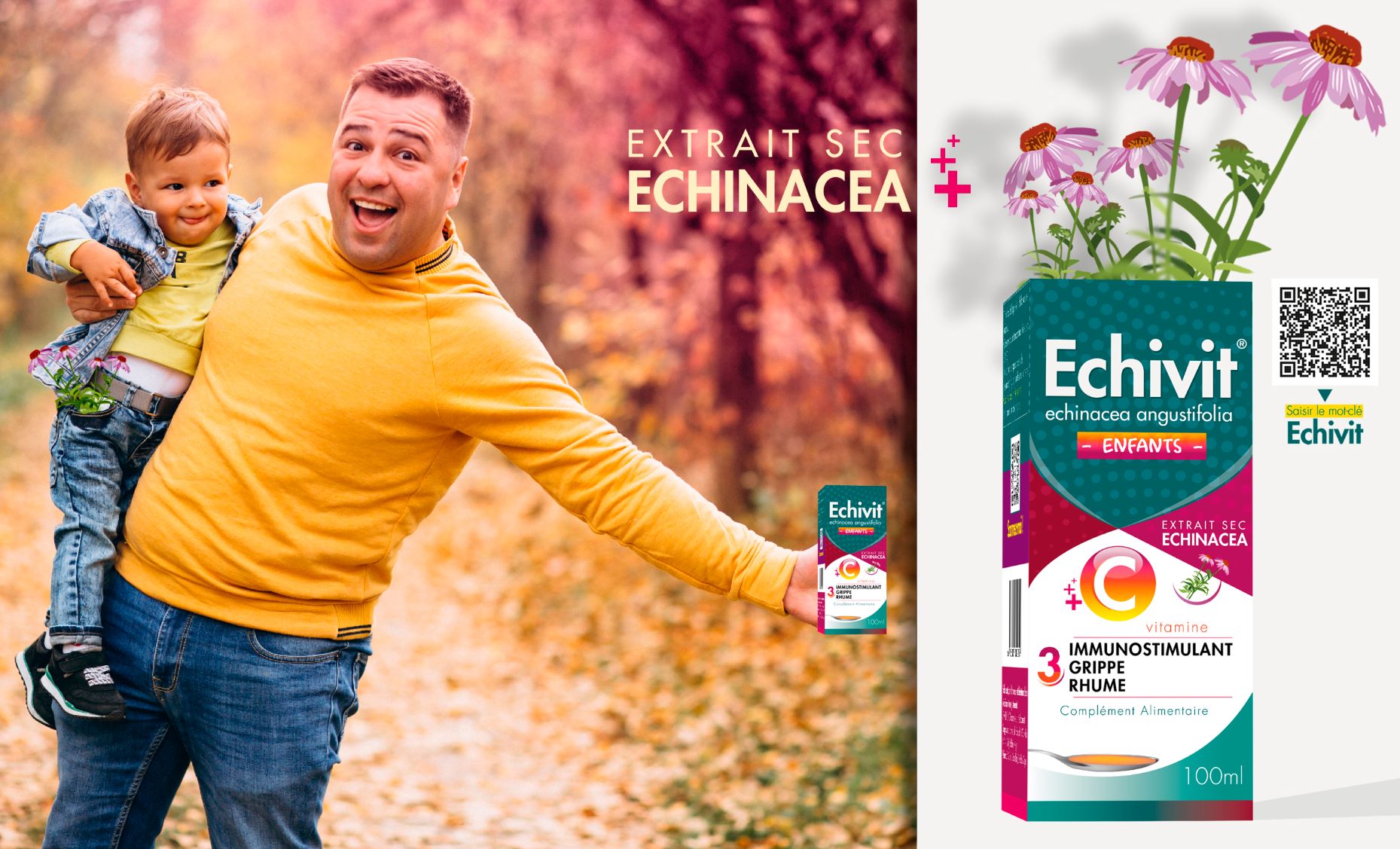 Ecivit OTC藥品包裝設(shè)計，突出品牌與交叉色塊版式