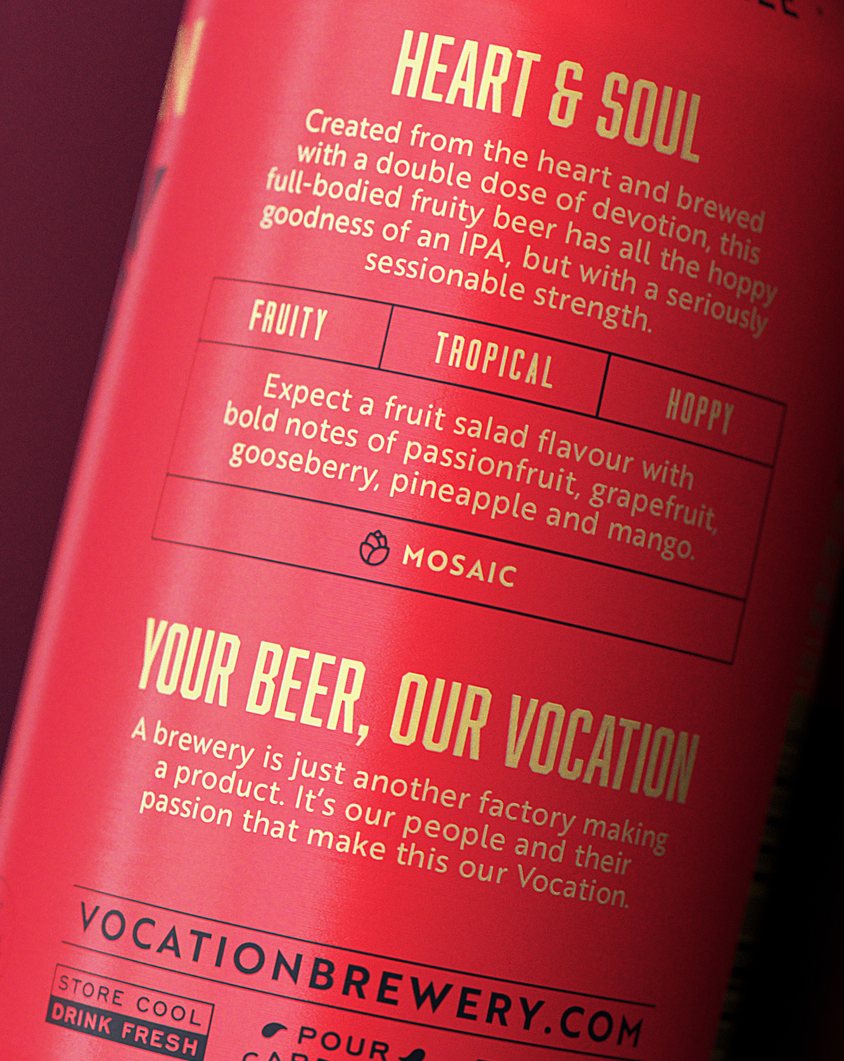 Vocation 手工啤酒包裝設(shè)計(jì)，V字母插畫品牌識別手法