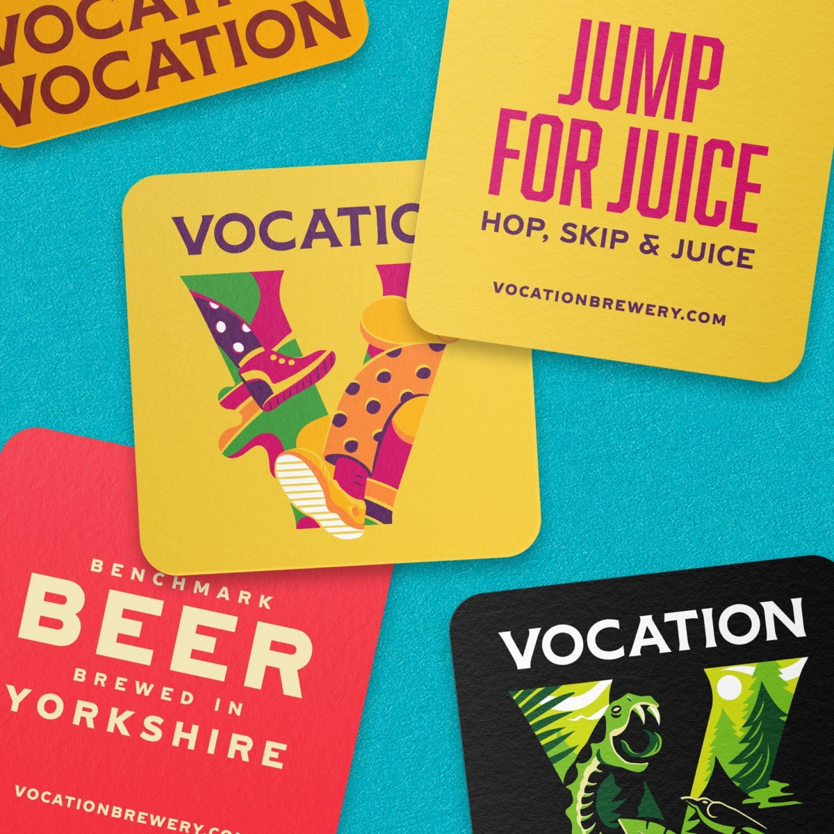 Vocation 手工啤酒包裝設(shè)計(jì)，V字母插畫品牌識別手法