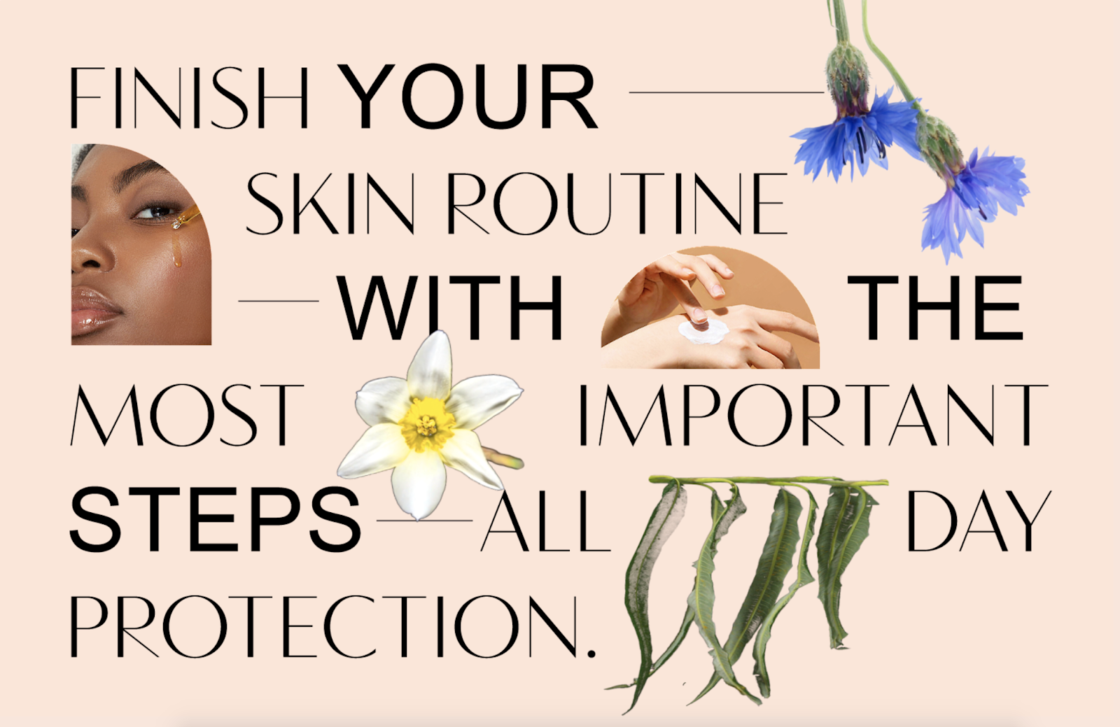 Superbloom 純植物素化妝品包裝設計，漸變水彩綻放女性美麗