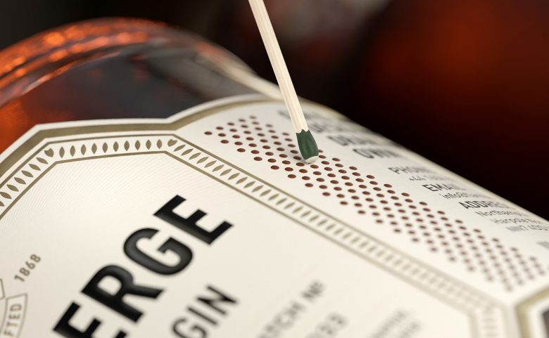 高端風(fēng)格Flamberg 杜松子酒藥酒包裝設(shè)計(jì)禮盒設(shè)計(jì)，包含35種植物