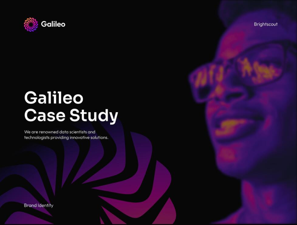 Galileo 人工智能初創(chuàng)公司logo設計vi設計，酷炫科技風格
