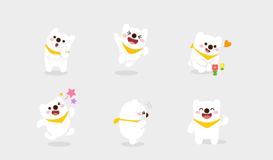 JUNIVER 幼兒園學校“白熊”家族吉祥物設(shè)計 JUNIVER 幼兒園學?!鞍仔堋奔易寮槲镌O(shè)計