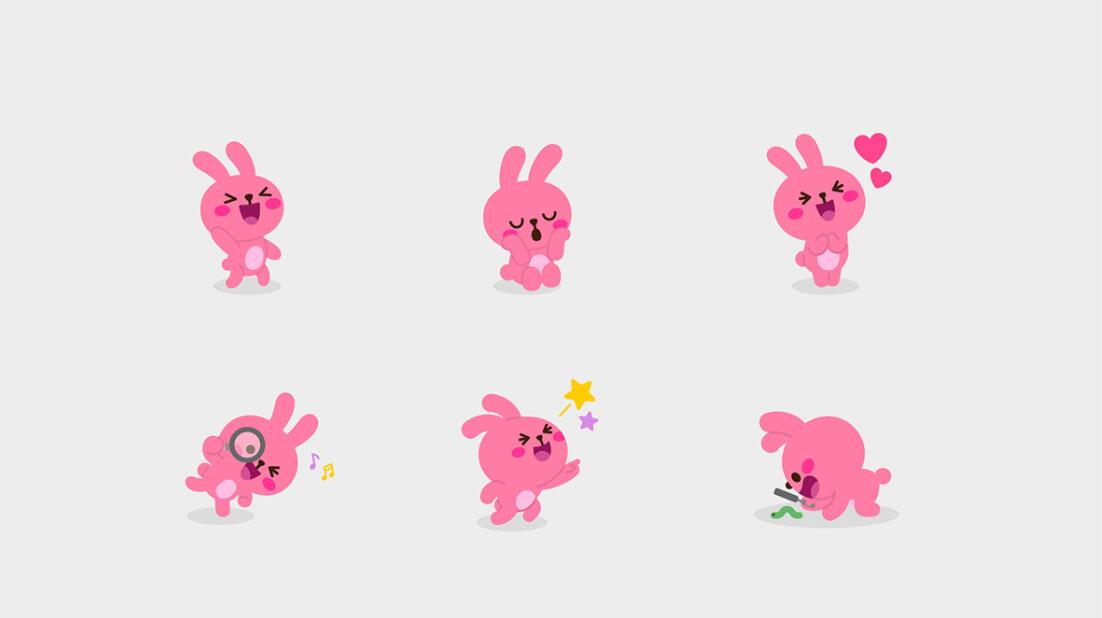 JUNIVER 幼兒園學校“兔子”吉祥物設(shè)計 JUNIVER 幼兒園學?!巴米印奔槲镌O(shè)計