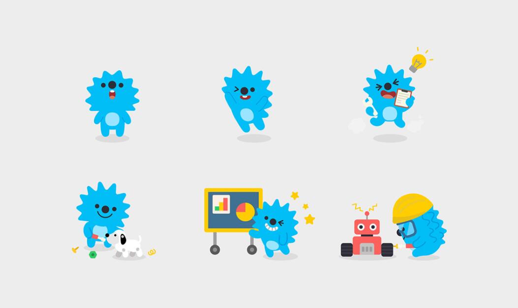 JUNIVER 幼兒園學?!按题奔槲镌O(shè)計 JUNIVER 幼兒園學校“刺猬”吉祥物設(shè)計