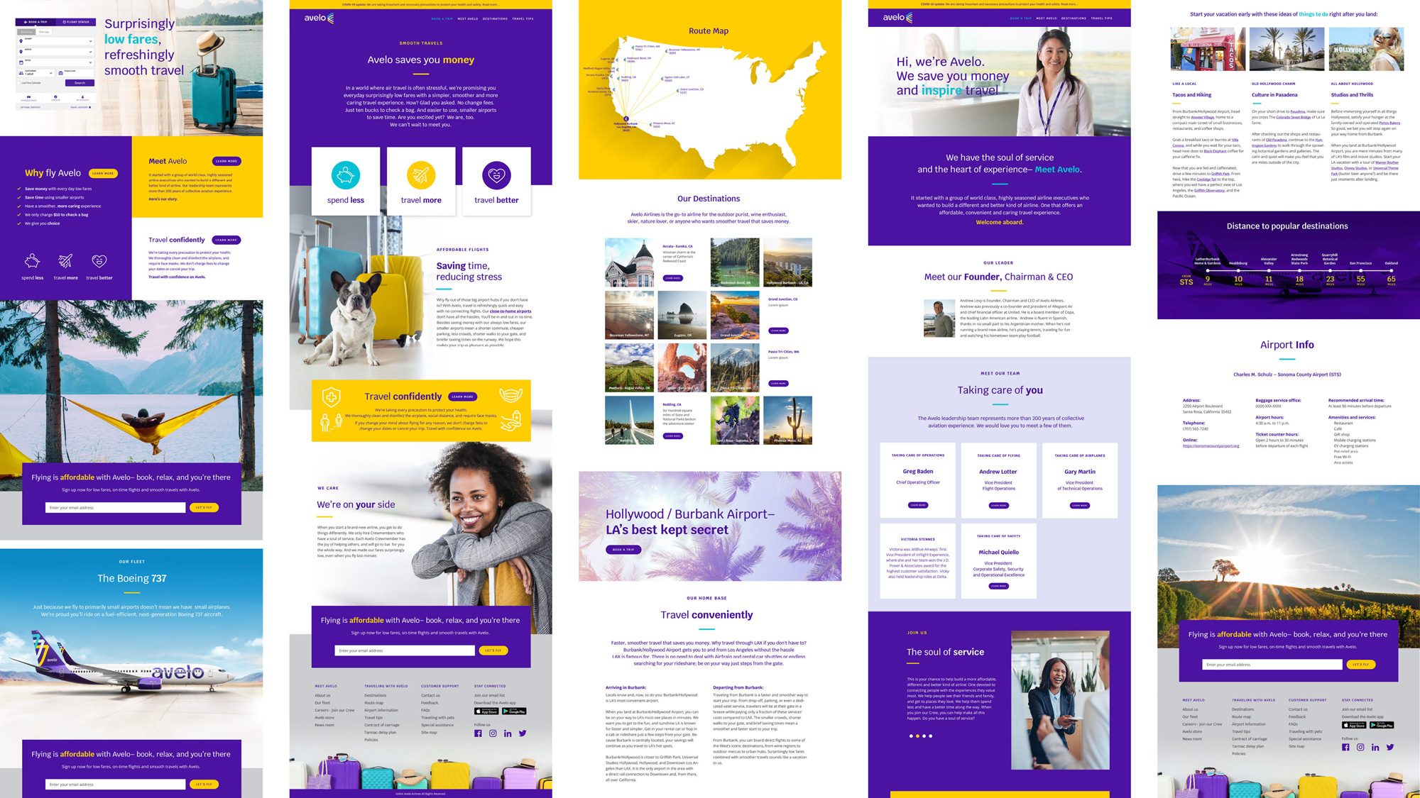 Avelo 航空公司品牌視覺(jué)形象設(shè)計(jì)-logo vi設(shè)計(jì)