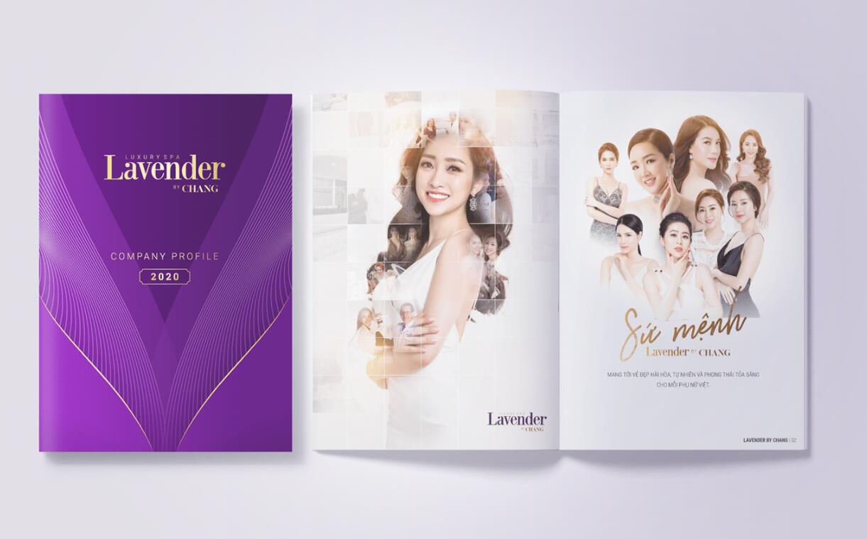 Lavender 醫(yī)療美容整形公司宣傳畫冊設(shè)計