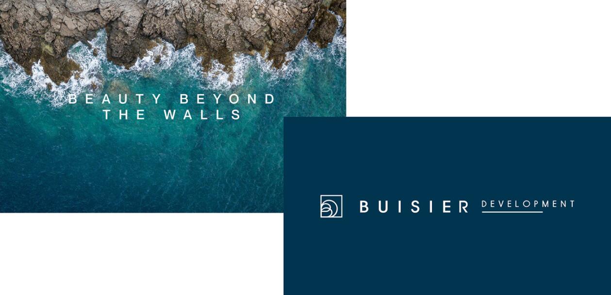 Buisier 別墅地產(chǎn)項(xiàng)目logo設(shè)計(jì)vi形象設(shè)計(jì)，B+D字母+方框