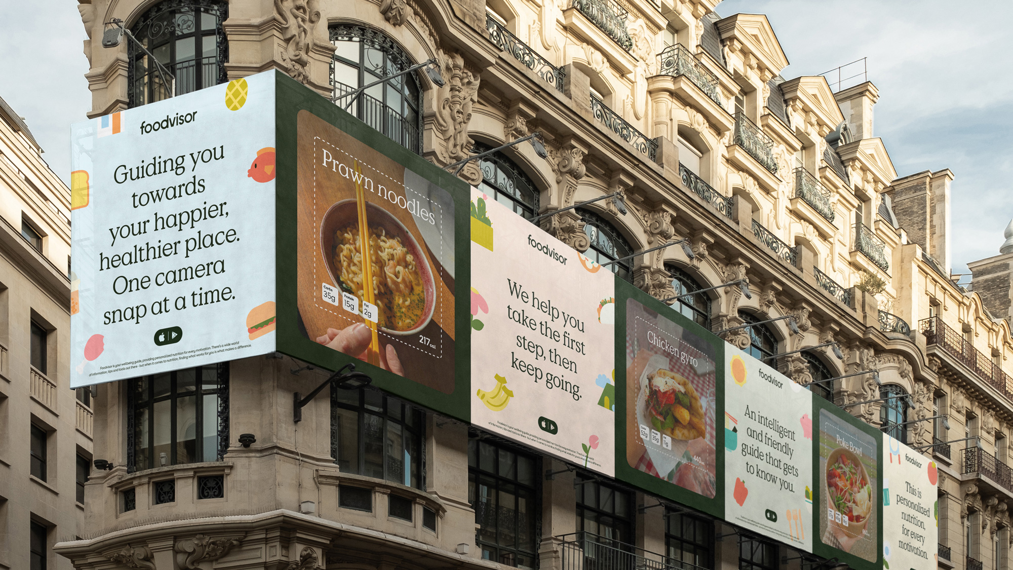 Foodvisor個(gè)人營(yíng)養(yǎng)健康應(yīng)用程序品牌vi形象設(shè)計(jì)鱷梨吉祥物設(shè)計(jì)