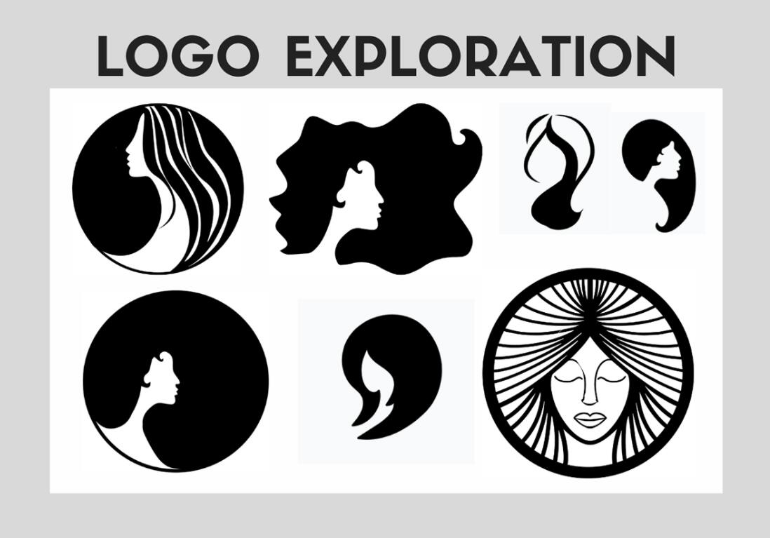 Alison艾 莉森化妝品品牌logo設(shè)計“女性頭像”圖案