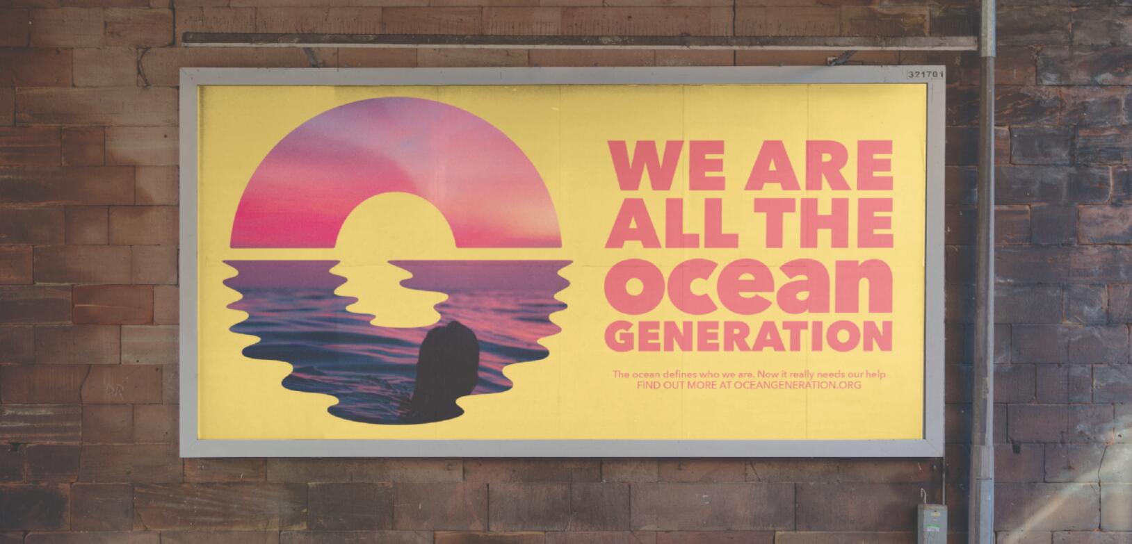 Ocean Generation海洋保護組織公益品牌形象設計與OG字母logo設計