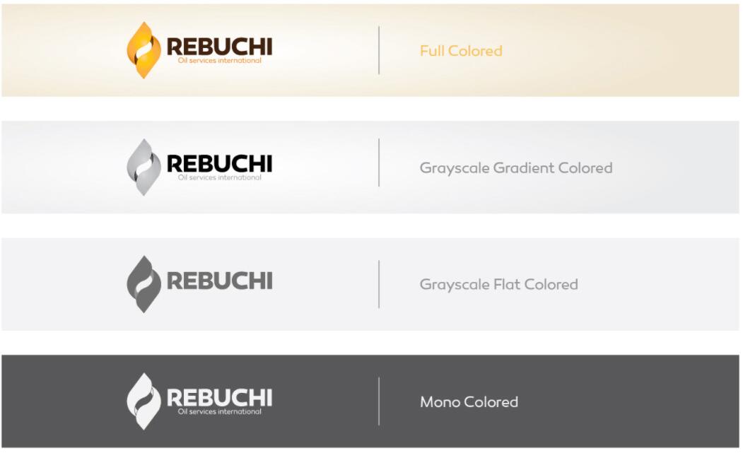 Rebuchi 油田服務公司標志設計“交互循環(huán)”