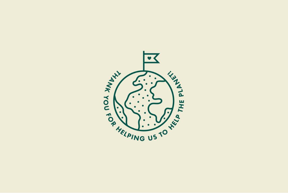 The Vegan 天然植物素食品牌logo設(shè)計“有機(jī)徽章”圖案