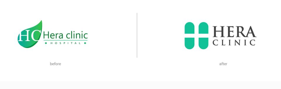 Hera Clinic 赫拉診所醫(yī)院logo設(shè)計vi設(shè)計，H字母+十字