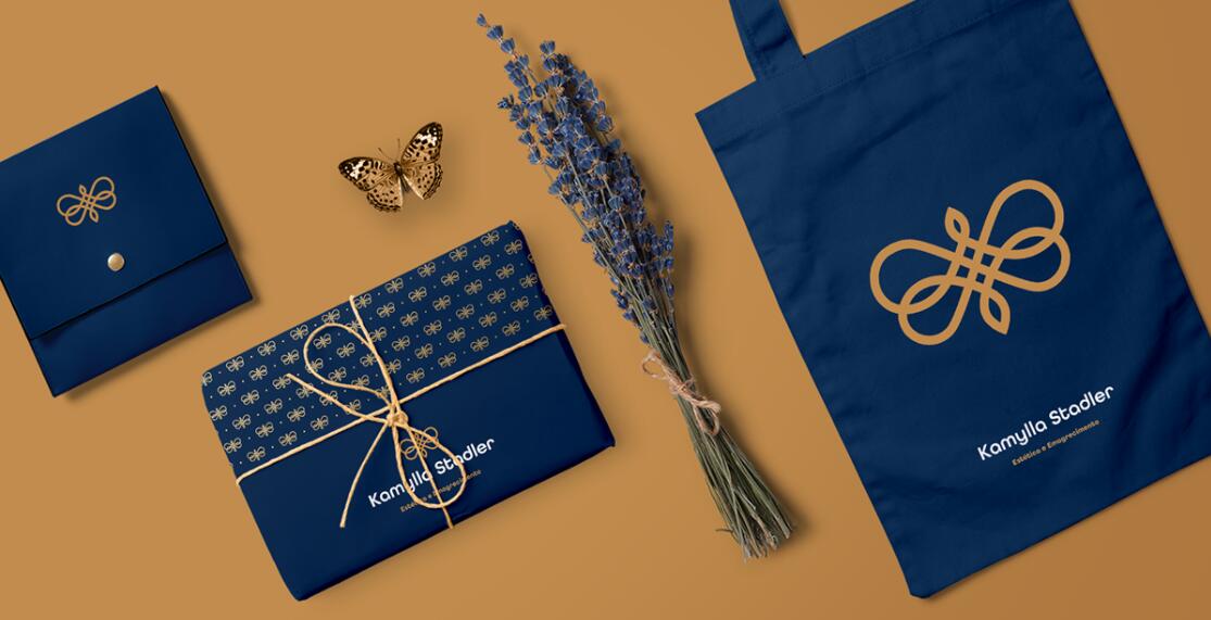 Kamylla 醫(yī)療美容健康減肥診所logo設(shè)計(jì)vi設(shè)計(jì)，蝴蝶蛻變概念