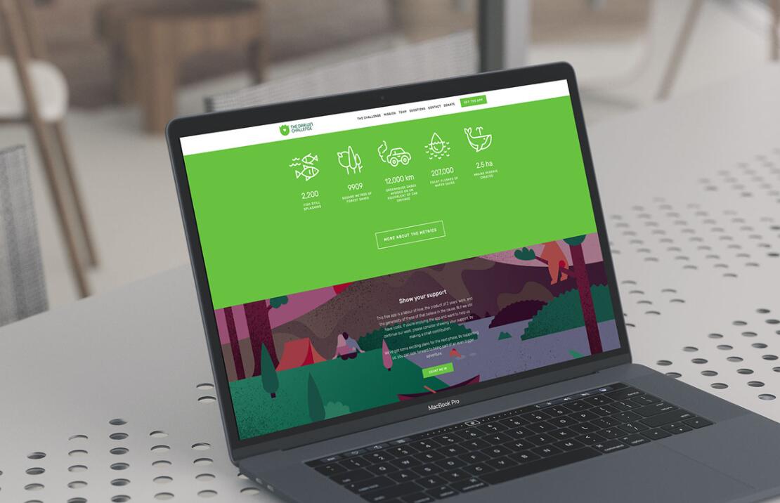 The Darwin Challenge不吃肉app應(yīng)用程序界面設(shè)計與風(fēng)景矢量插畫設(shè)計風(fēng)格