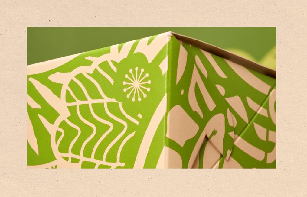 123wok餐廳餐飲外賣食品包裝盒設(shè)計“線條插畫”