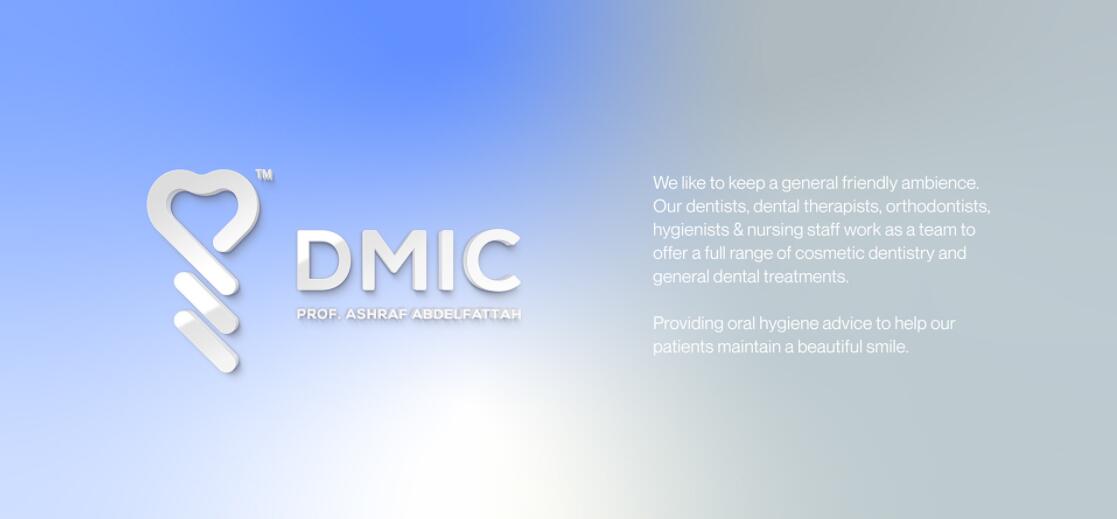 DMIC 亞科診所品牌logo-vi設(shè)計(jì)，明亮輕藍(lán)紫色搭配略灰色