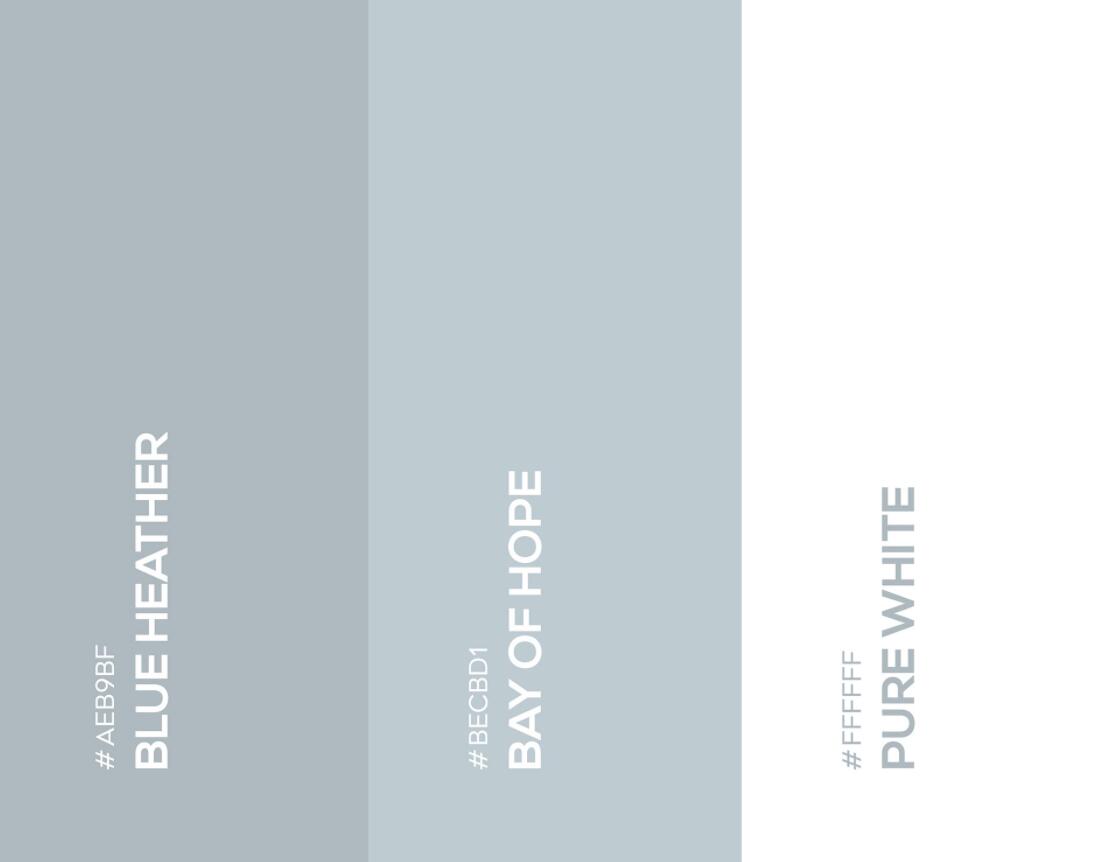 DMIC 亞科診所品牌logo-vi設(shè)計(jì)，明亮輕藍(lán)紫色搭配略灰色