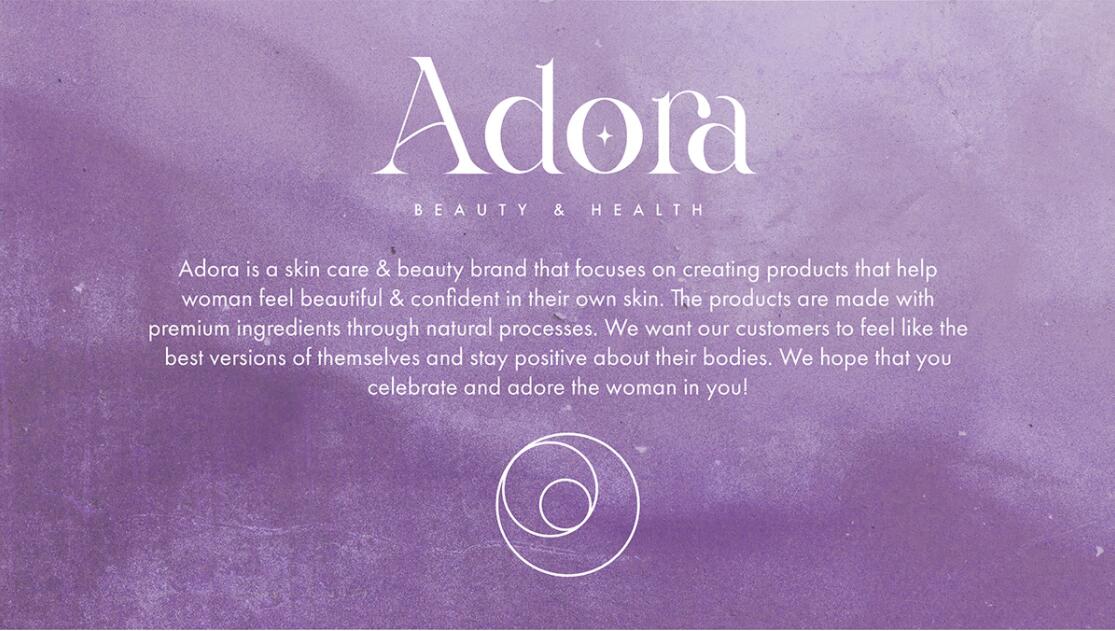 Adora護(hù)膚和美容品牌LOGO設(shè)計(jì)