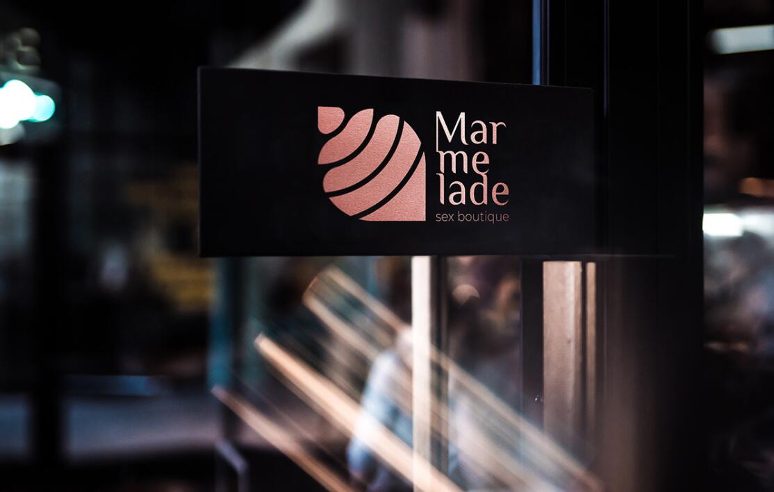 Marmelade 成人性用品品牌logo設(shè)計vi設(shè)計，神秘誘惑風格