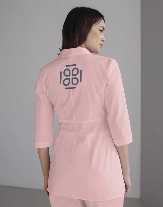 Palala瘦身減肥產(chǎn)品與服務(wù)工作室品牌logo設(shè)計形象vi設(shè)計,方形花朵高識別風(fēng)格-顧客衣服