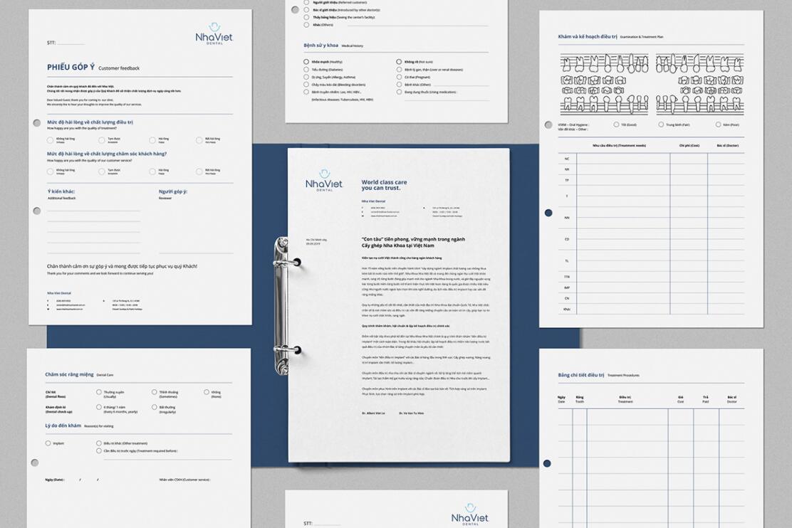 Nha Viet 牙科牙齒醫(yī)療診所品牌全案策劃設計-logo/vi/