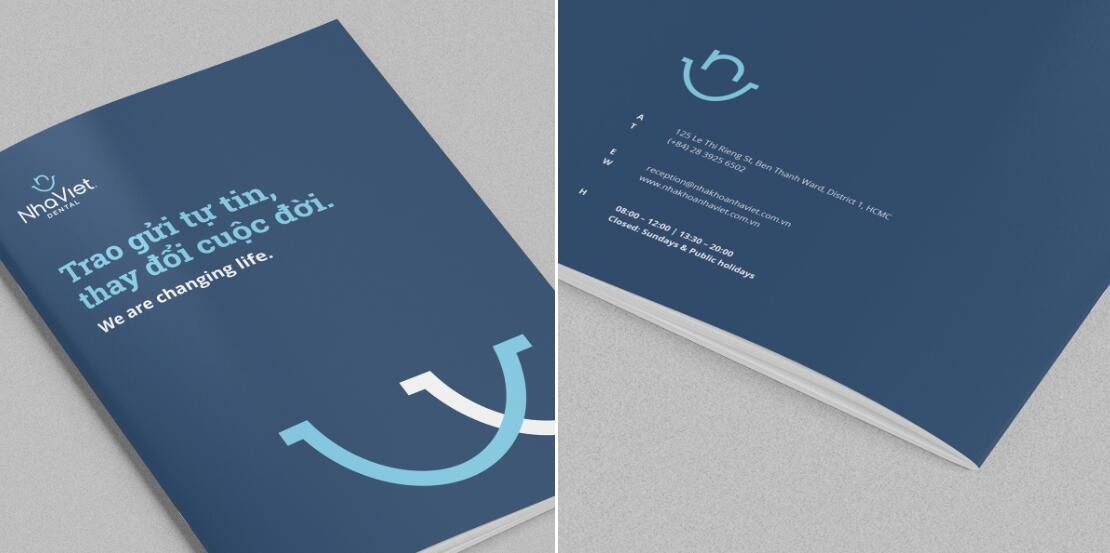 Nha Viet 牙科牙齒醫(yī)療診所品牌全案策劃設計-logo/vi/畫冊/
