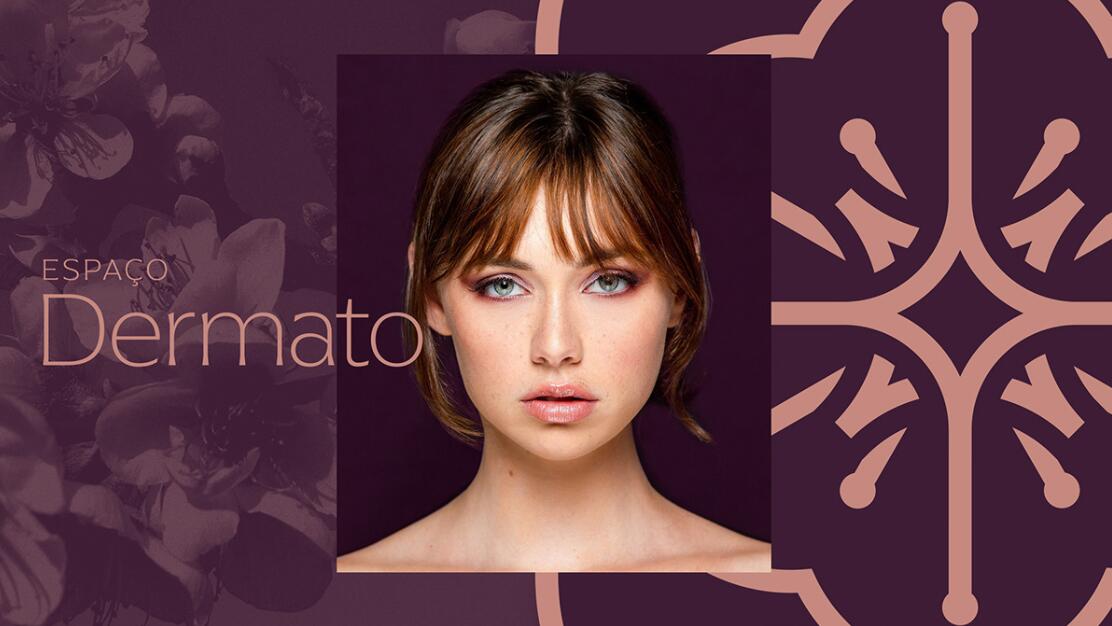 Espa?o Dermato 皮膚病醫(yī)療診所及醫(yī)美醫(yī)院logo設(shè)計(jì)vi設(shè)計(jì)，桃花元素