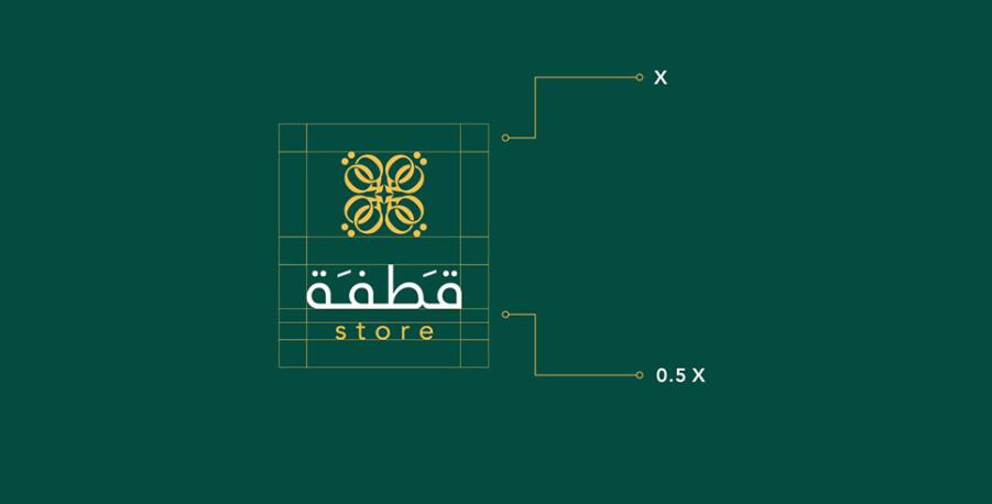 Qatfa 蜂蜜在線商店對(duì)稱Q字母logo設(shè)計(jì)