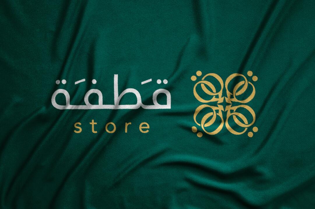 Qatfa 蜂蜜在線商店對(duì)稱Q字母logo設(shè)計(jì)