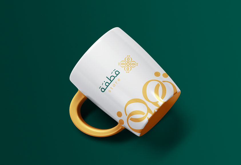 Qatfa 蜂蜜在線商店對(duì)稱Q字母logo設(shè)計(jì)