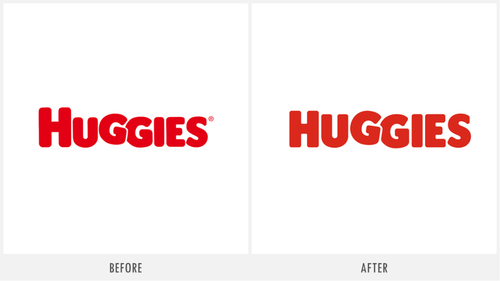 Huggies母嬰用品紙尿褲品牌vi視覺形象升級，H字母logo設(shè)計吉祥物設(shè)計