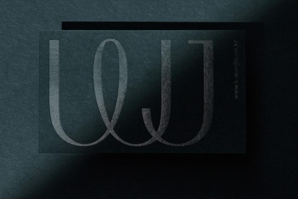 wonjin韓國(guó)醫(yī)療美容整形機(jī)構(gòu)整套vi設(shè)計(jì)，低調(diào)暗綠色風(fēng)格