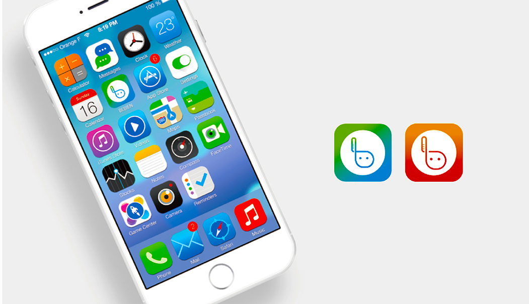 Bebien 貝必安嬰兒智能體溫計(jì)品牌命名與logo設(shè)計(jì)